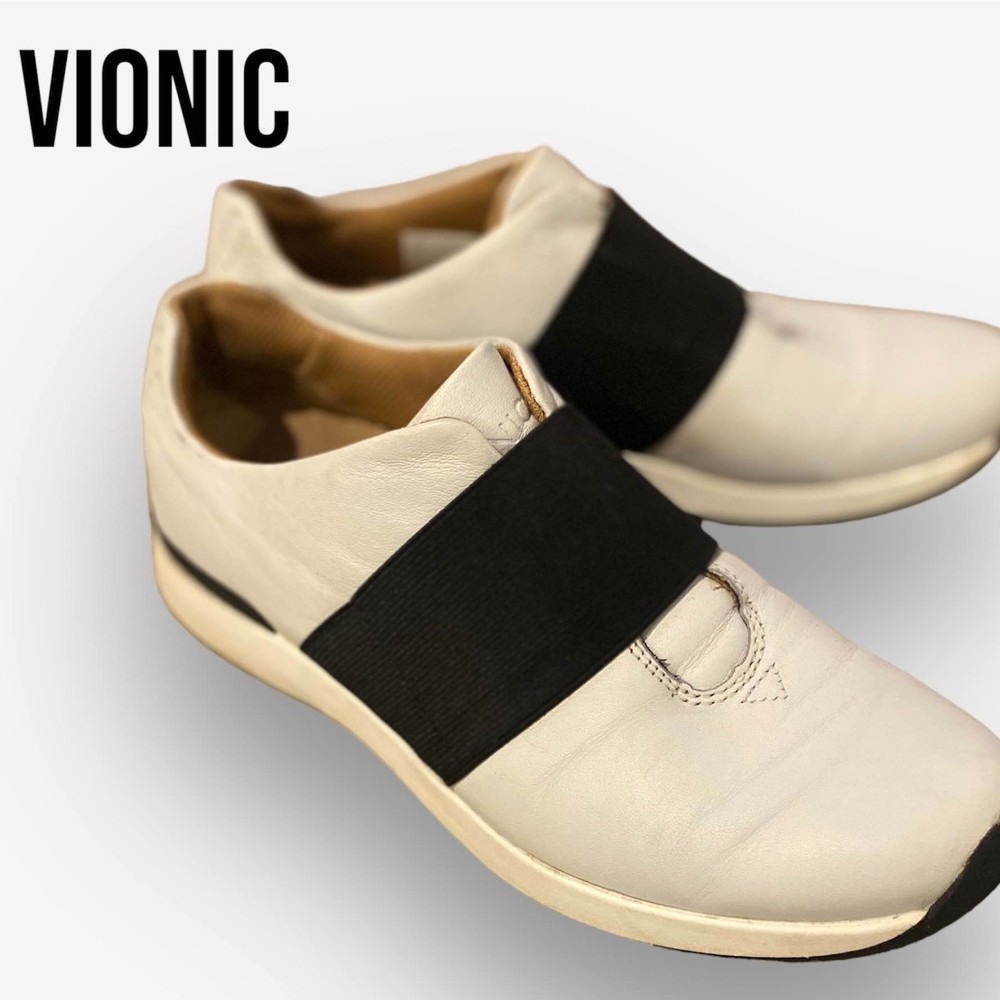 Vionic Shoes Womens Size 7 Casual Off White Black
